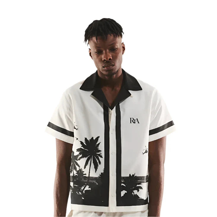 Nathan Palm Trees Shirt (White)