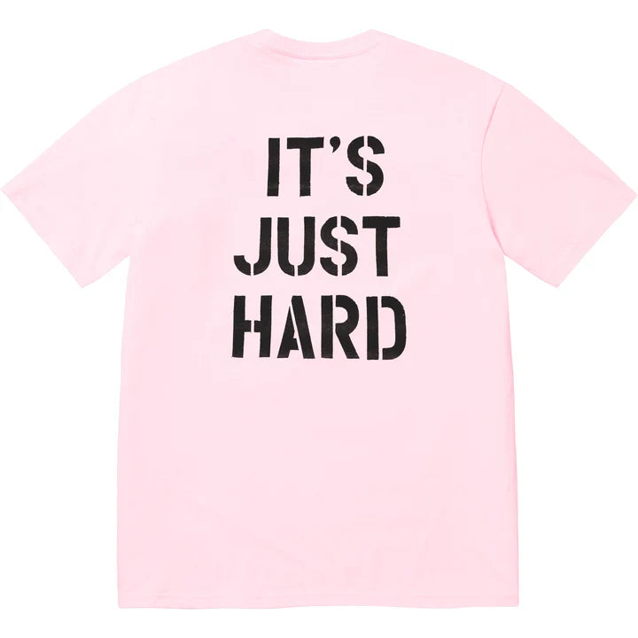 Supreme Hard Tee Light Pink