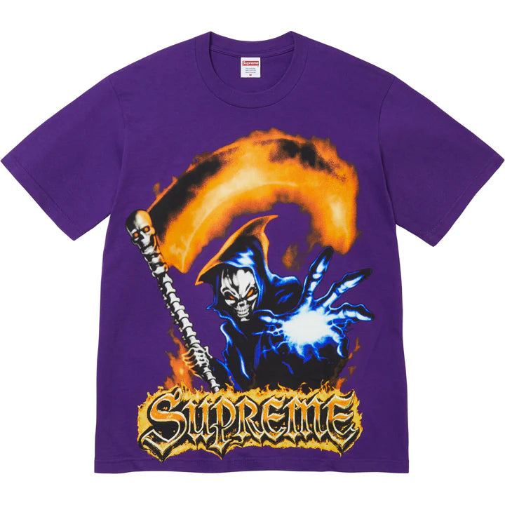Supreme GRIM REAPER TEE 'PURPLE'