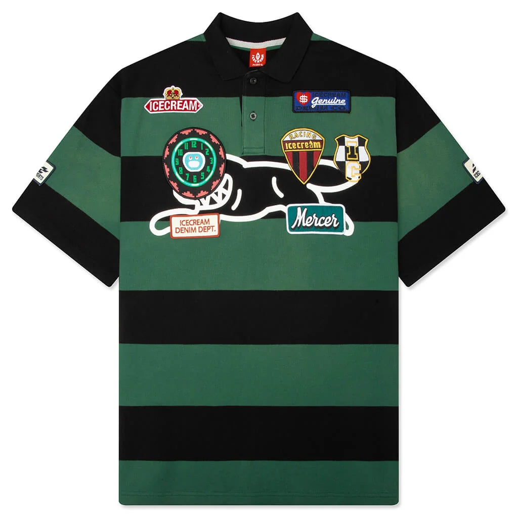 Icecream Tamarind S/S Polo - Black/Green