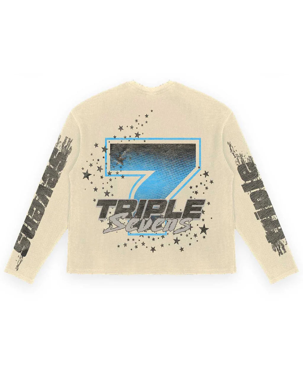 Triple Sevens ASV2 Waffle Knit L/S Tee Cream