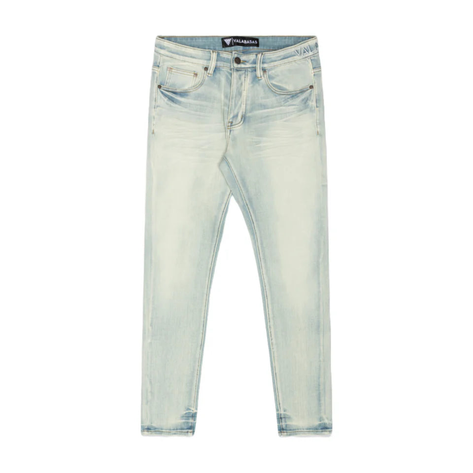 MR.SLIM" LIGHT WASH 4 WAY STRETCH SLIM FIT JEAN