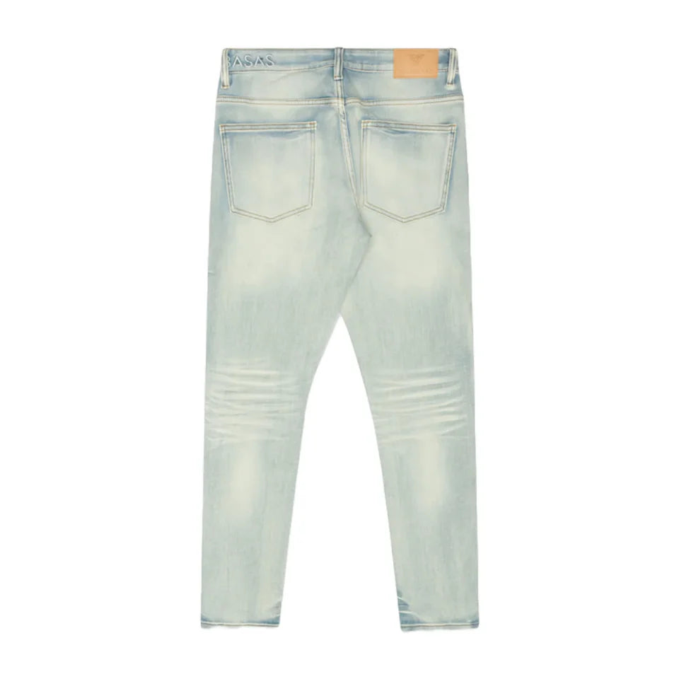 MR.SLIM" LIGHT WASH 4 WAY STRETCH SLIM FIT JEAN