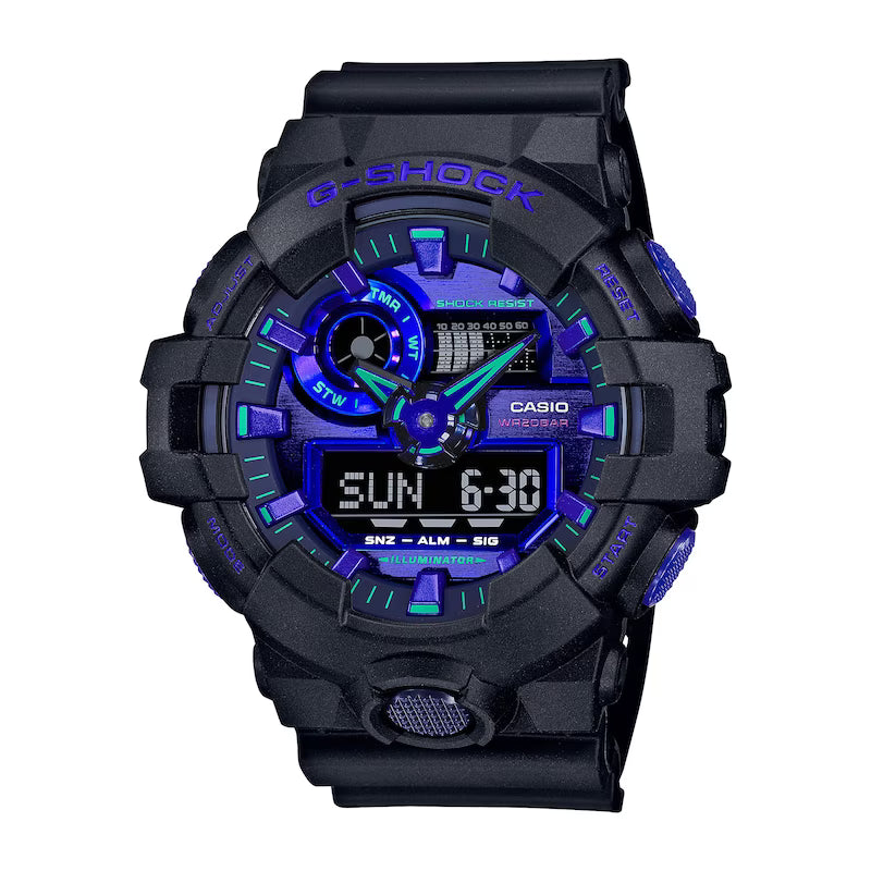 GA-700 Men’s Watch in Black Resin