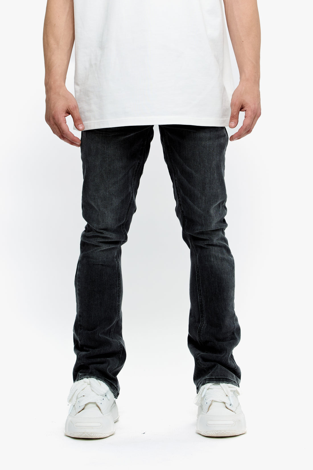 valabasas Mr.Stacked Grey  jeans