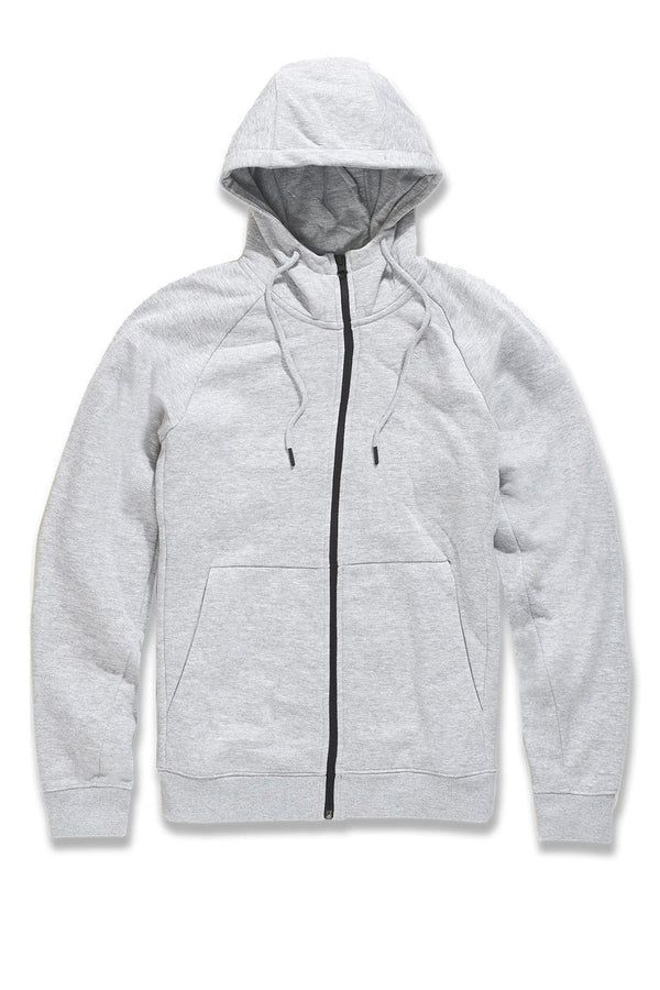 Uptown Zip Up Hoodie Heather Grey