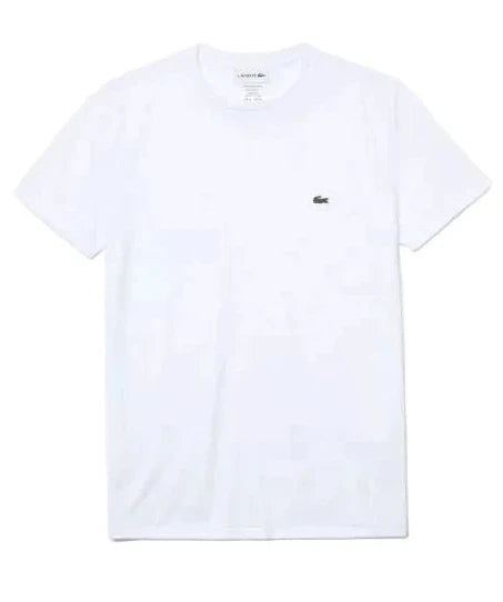 Lacoste Men's Crew Neck Pima Cotton Jersey T-shirt white