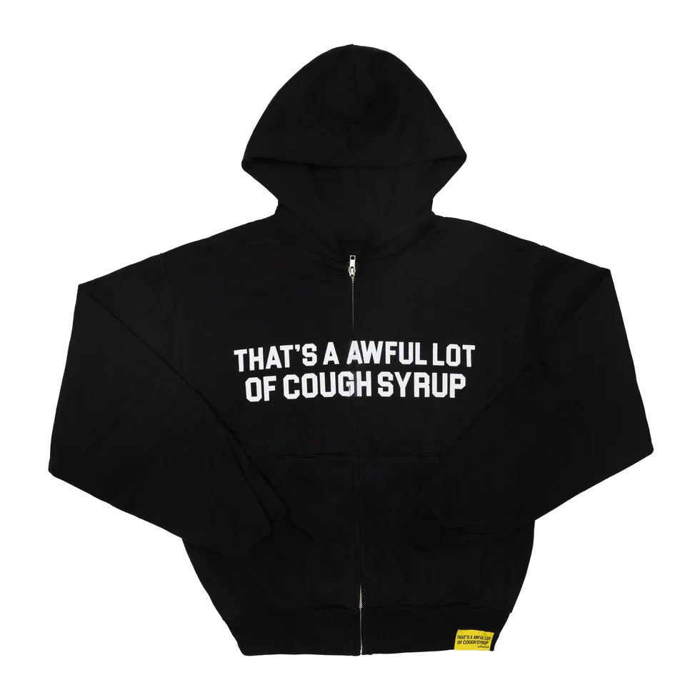 ALOCS Zip- Up Classic Hoodie 'BLACK'