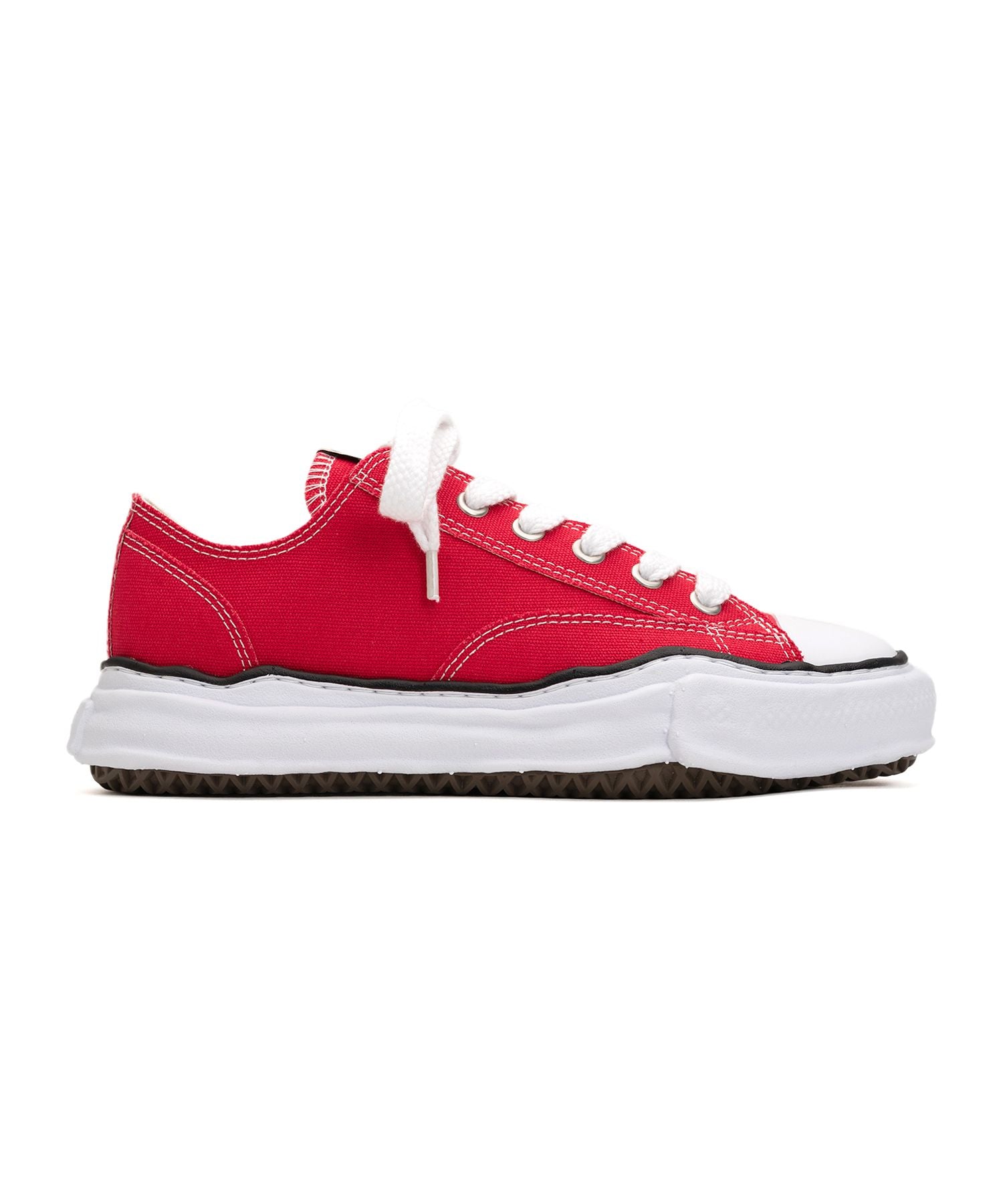 "PETERSON" OG Sole Canvas Low-top Sneaker - RED