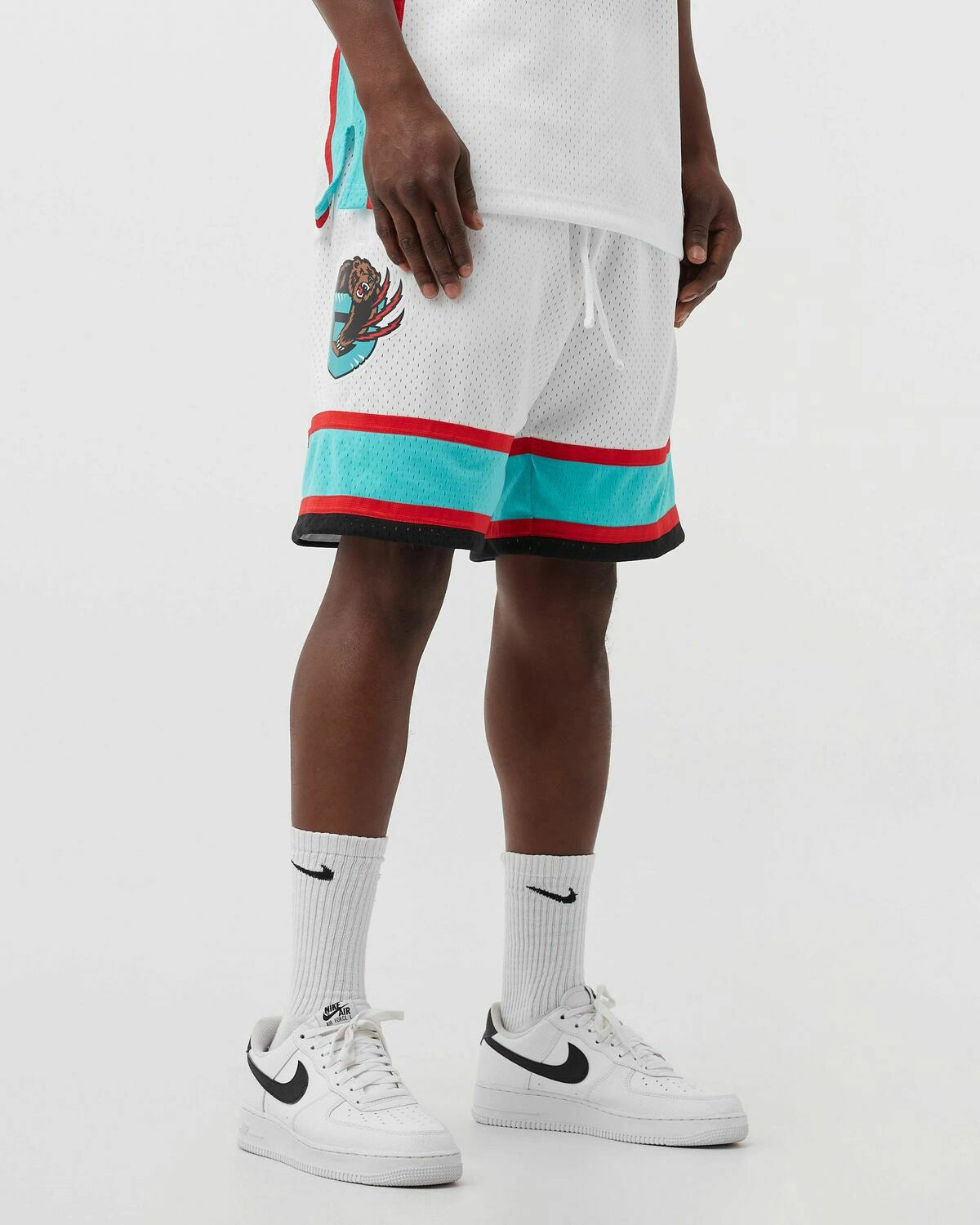 Mitchell & Ness Nba Swingman Shorts Memphis Grizzlies 2001 02 White Sport & Team Shorts