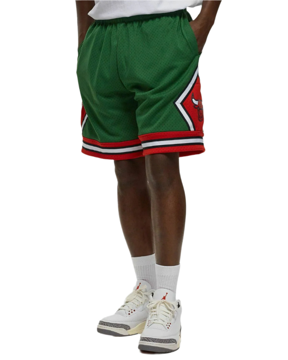 Mens Mitchell & Ness NBA Swingman Shorts Chicago Bulls 2008-09