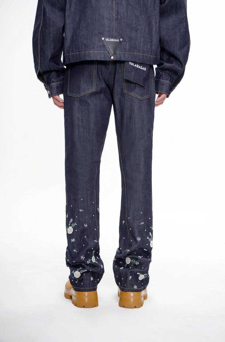 Dandelion Denim Blue Stacked Jean