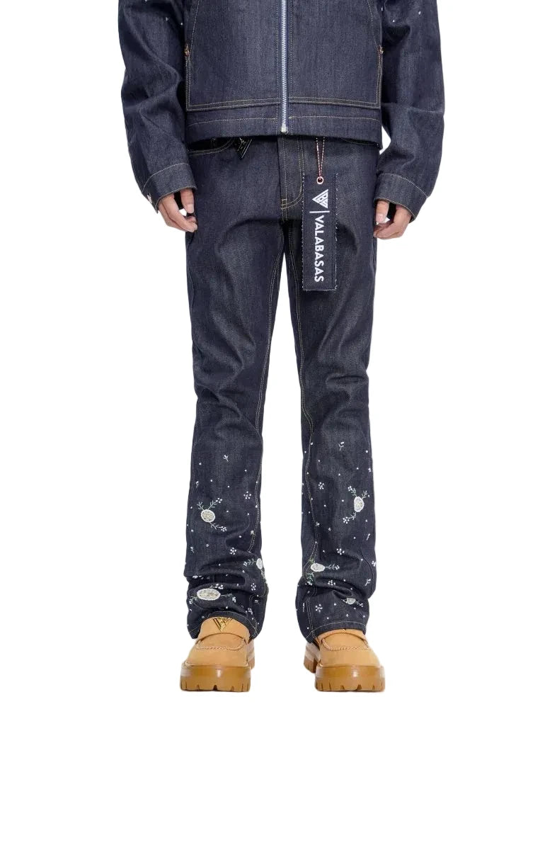 Dandelion Denim Blue Stacked Jean