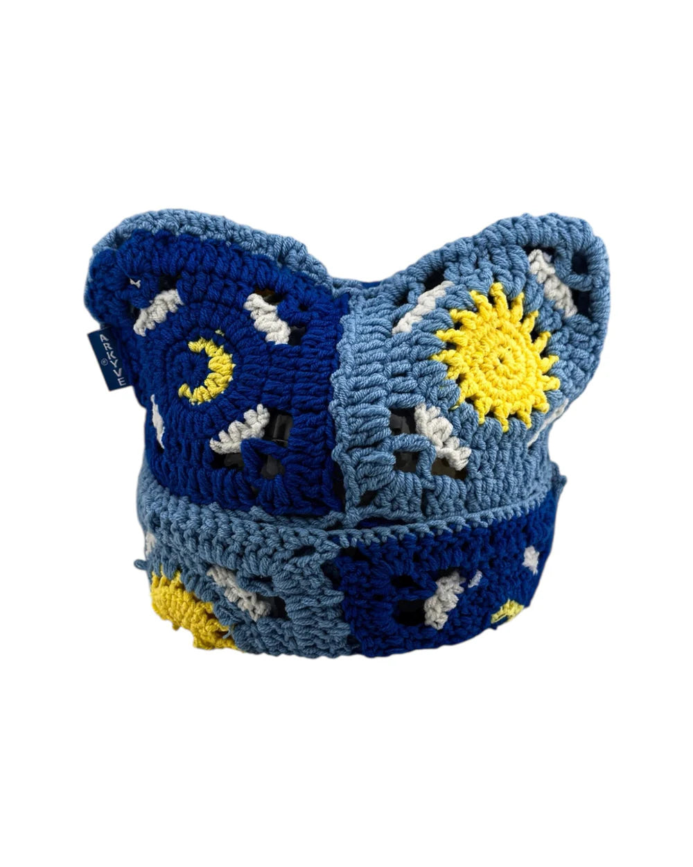 Starry Night Crochet Cat Hat