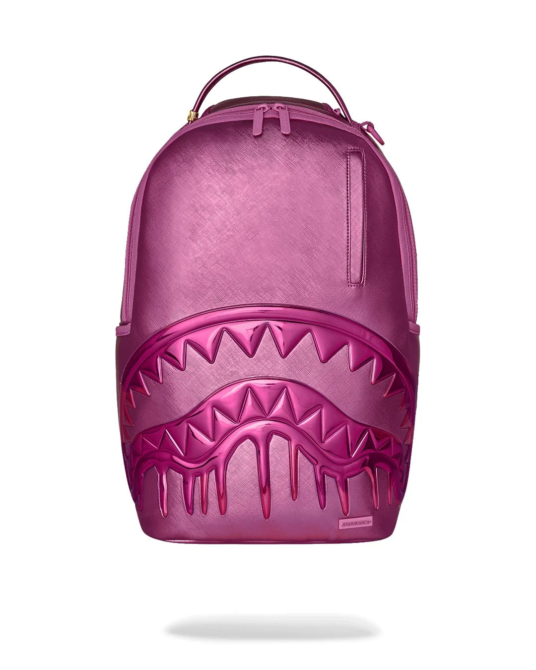 METALLIC PINK METALLIC DRIP BACKPACK