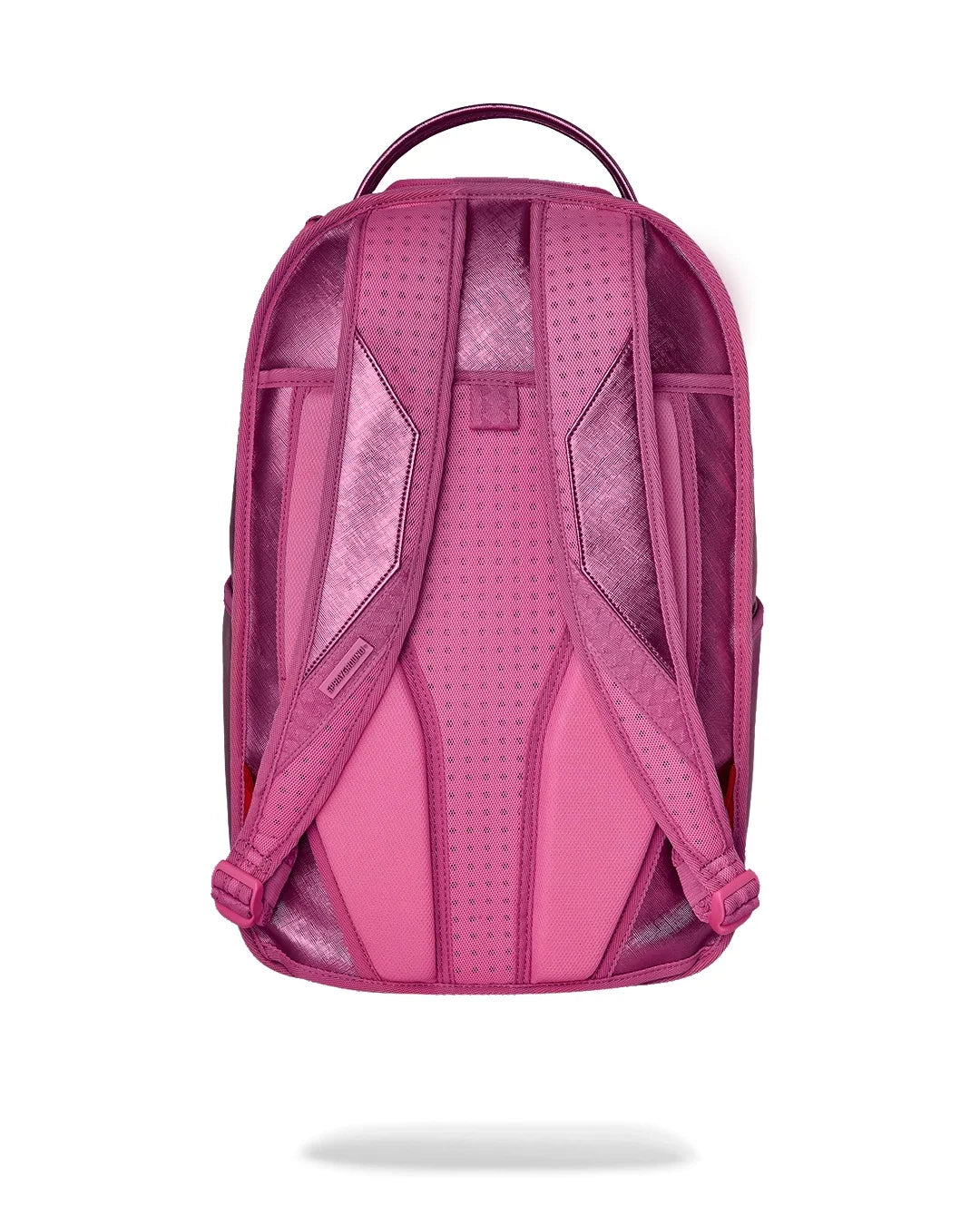 METALLIC PINK METALLIC DRIP BACKPACK