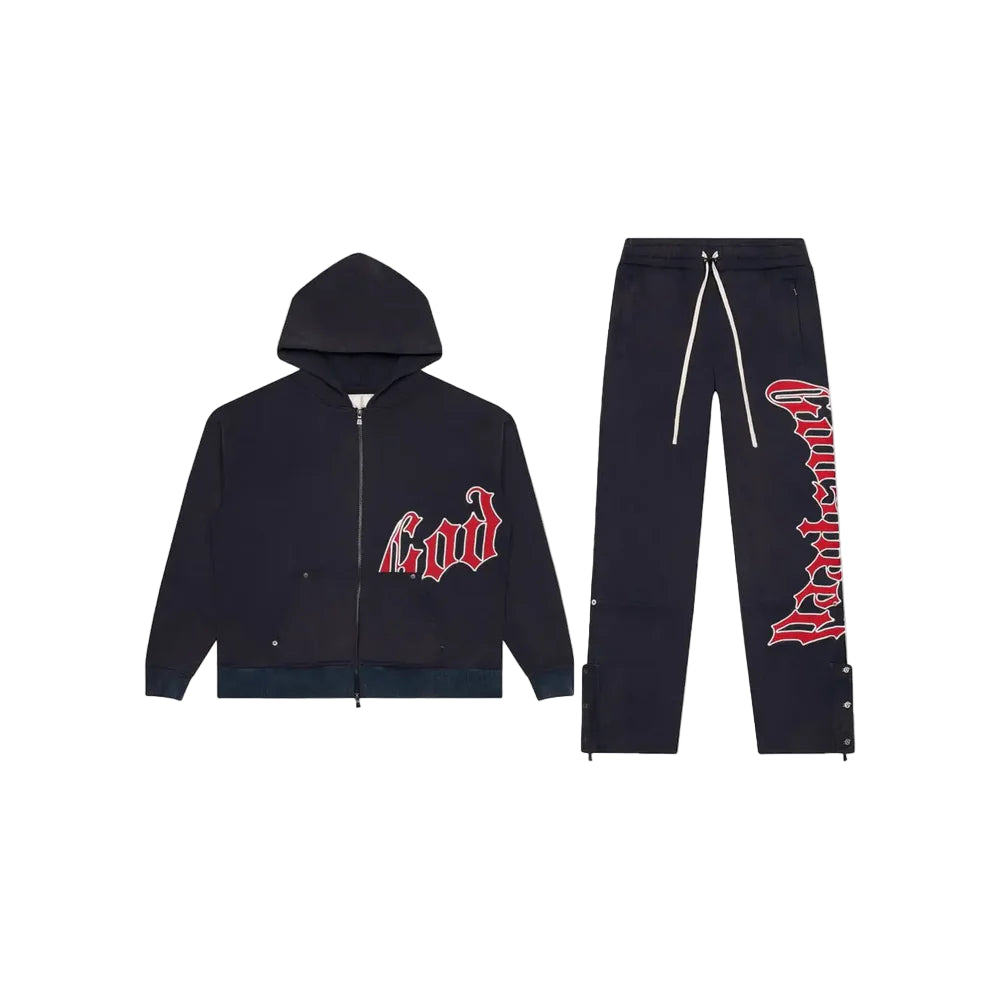 Men's OG Logo Sweatsuit V2 (Navy Red)