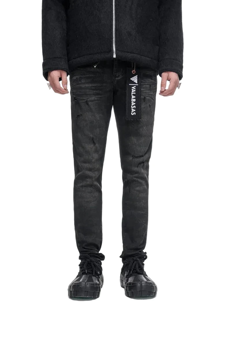 Greed Skinny Black Washed