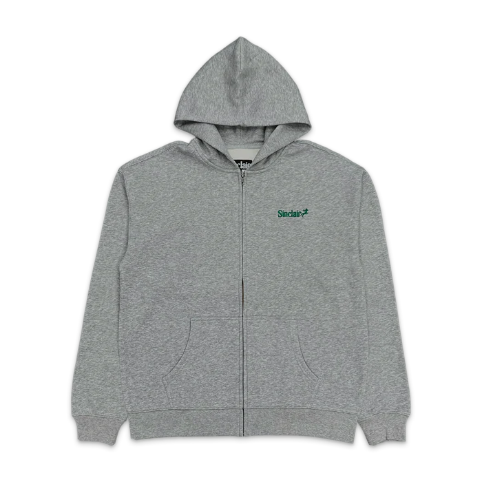Zip Up Essential Hoodie "Heather Grey"