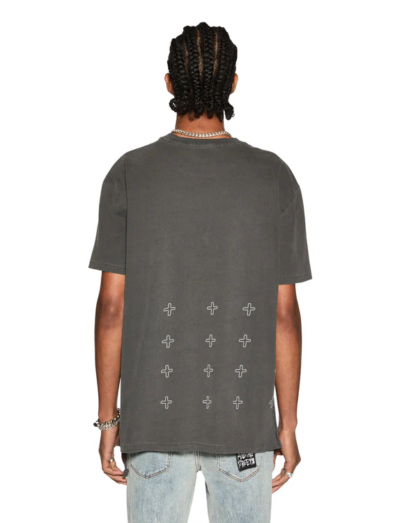 Ksubi Faded Black Skull Biggie T-Shirt
