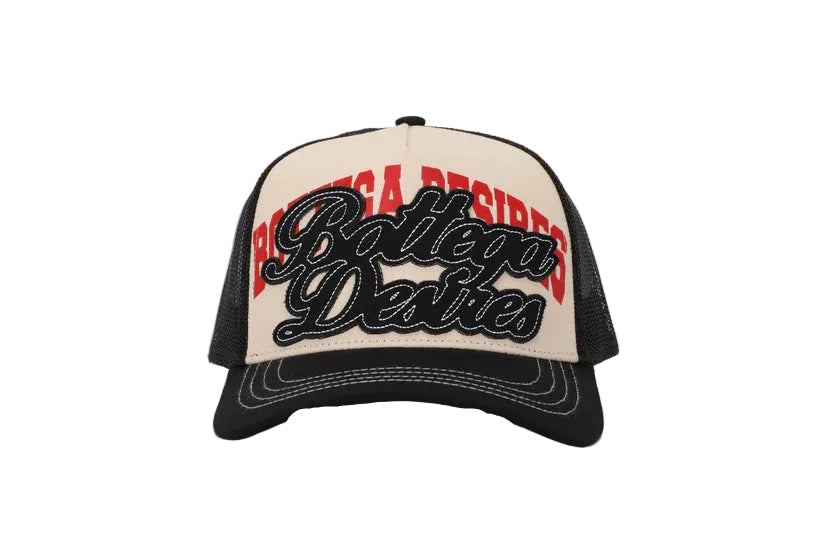 BOTTEGA DESIRES TRUCKER HAT (RAW)
