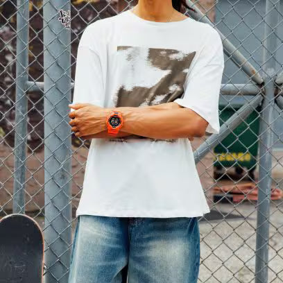 G-Shock GD010-4 Orange & Black Digital Watch
