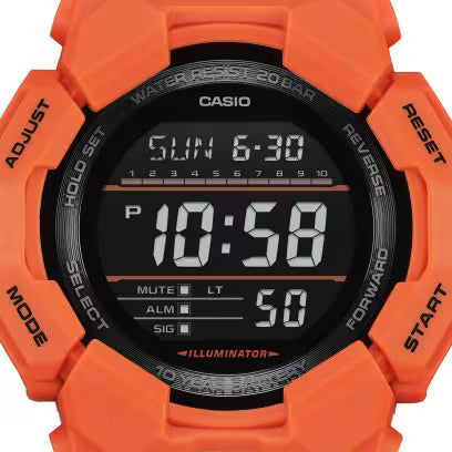 G-Shock GD010-4 Orange & Black Digital Watch