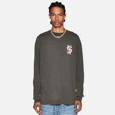 Ksubi Faded Black Dug Out Biggie LS T-Shirt