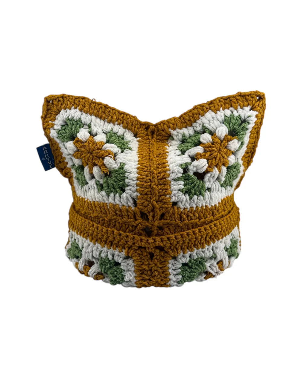 Garden Crochet Cat Hat