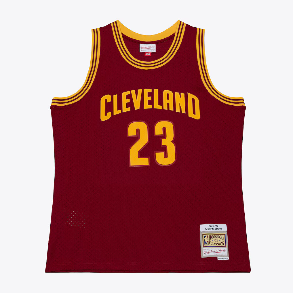 LeBron James Cleveland Cavaliers 2015-16 Wine Swingman Jersey