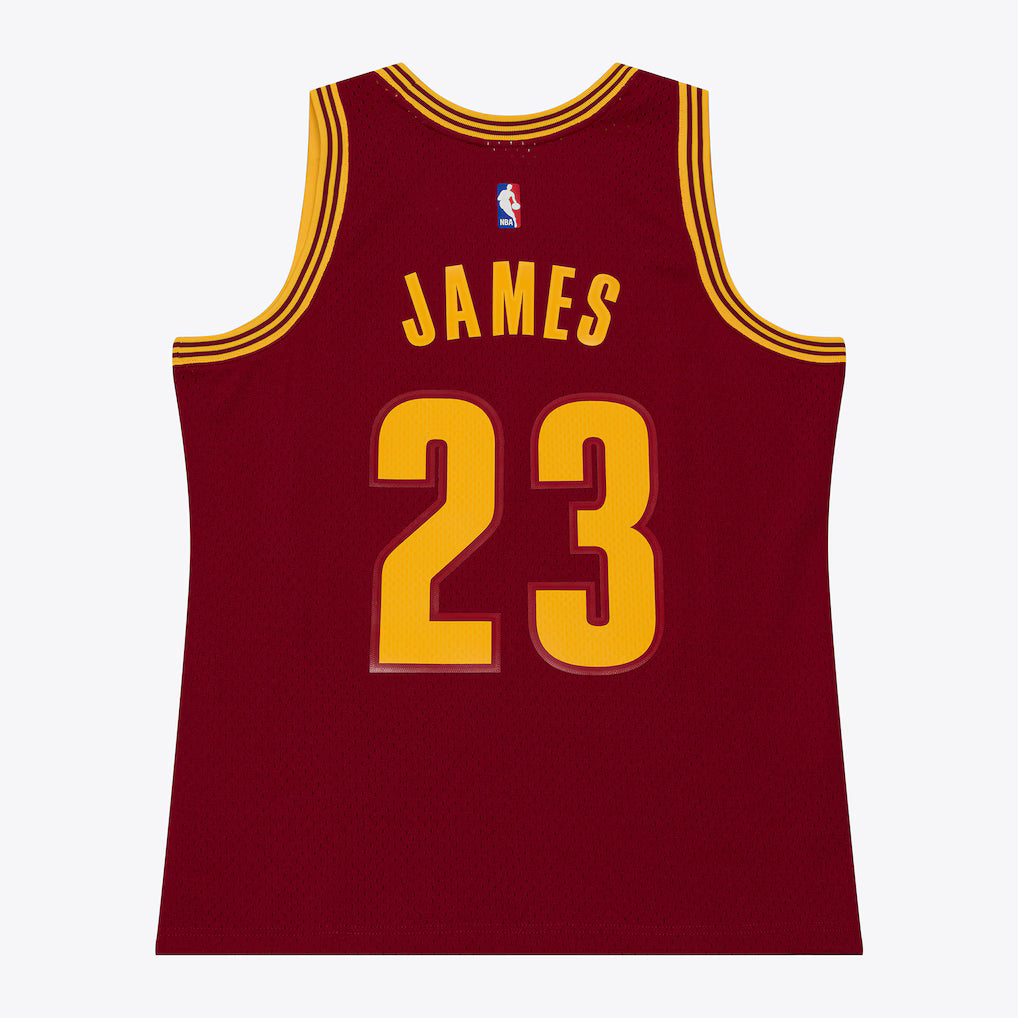LeBron James Cleveland Cavaliers 2015-16 Wine Swingman Jersey