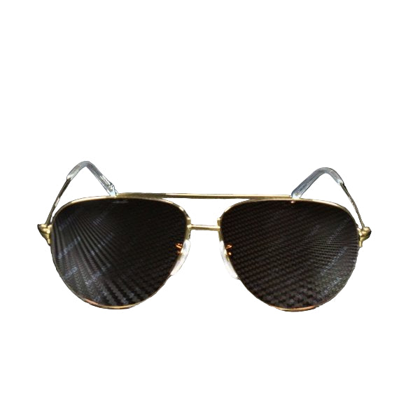 Balenciaga Unisex Gold and Brown Sunglasses