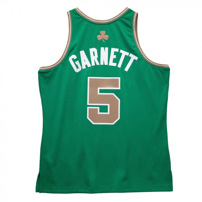 Kevin Garnett Boston Celtics '07 Saint Patrick Mitchell & Ness Swingman NBA Jersey