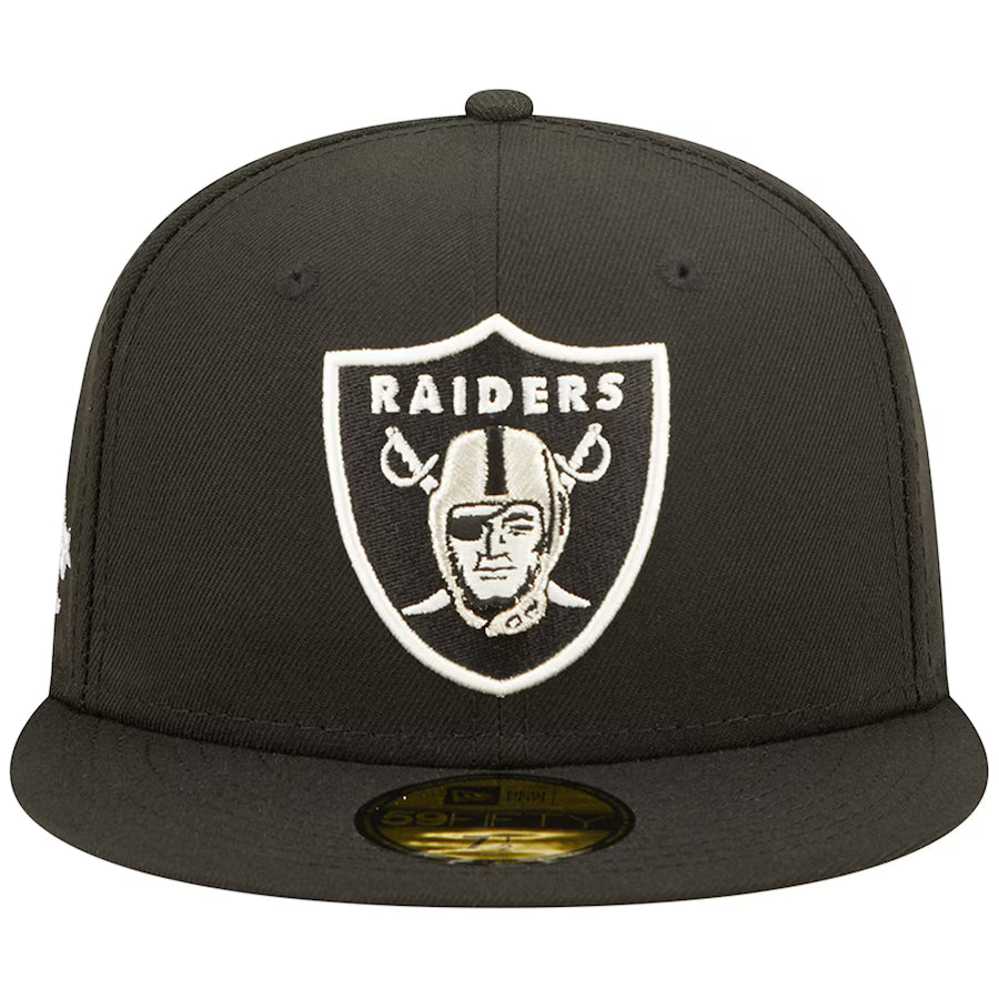 Men's Las Vegas Raiders New Era Black Super Bowl XVIII Pop Sweat