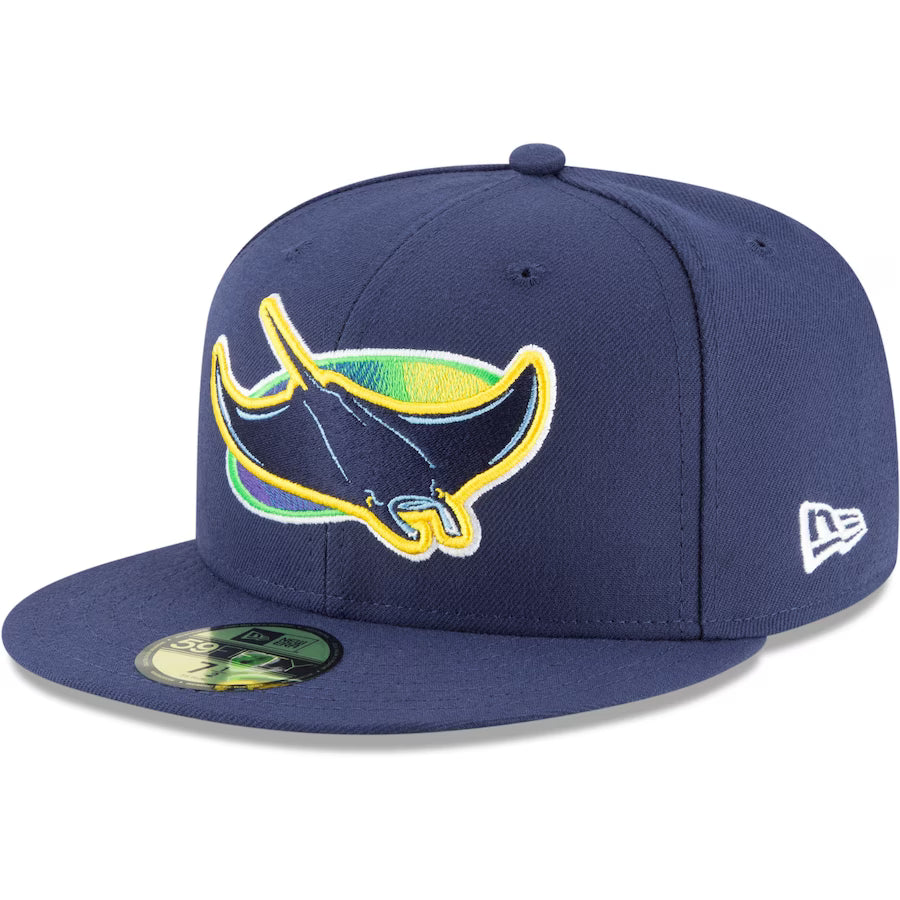 Men's Tampa Bay Rays New Era Navy Alternate Authentic Collection On-Field 59FIFTY Fitted Hat