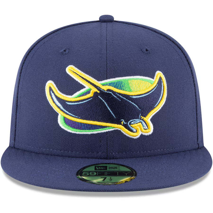 Men's Tampa Bay Rays New Era Navy Alternate Authentic Collection On-Field 59FIFTY Fitted Hat