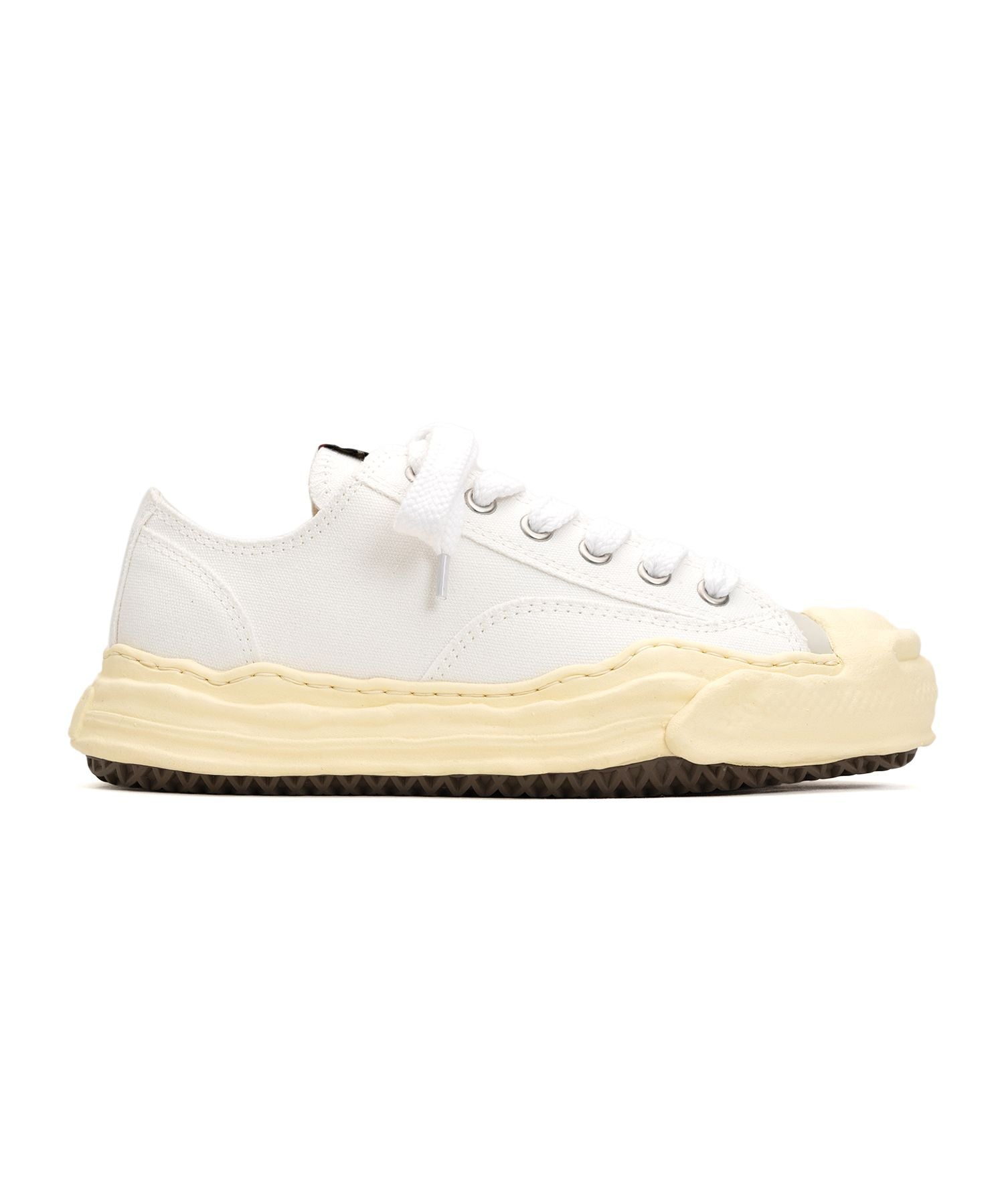 "HANK" VL OG Sole Canvas Low-top Sneaker - WHITE