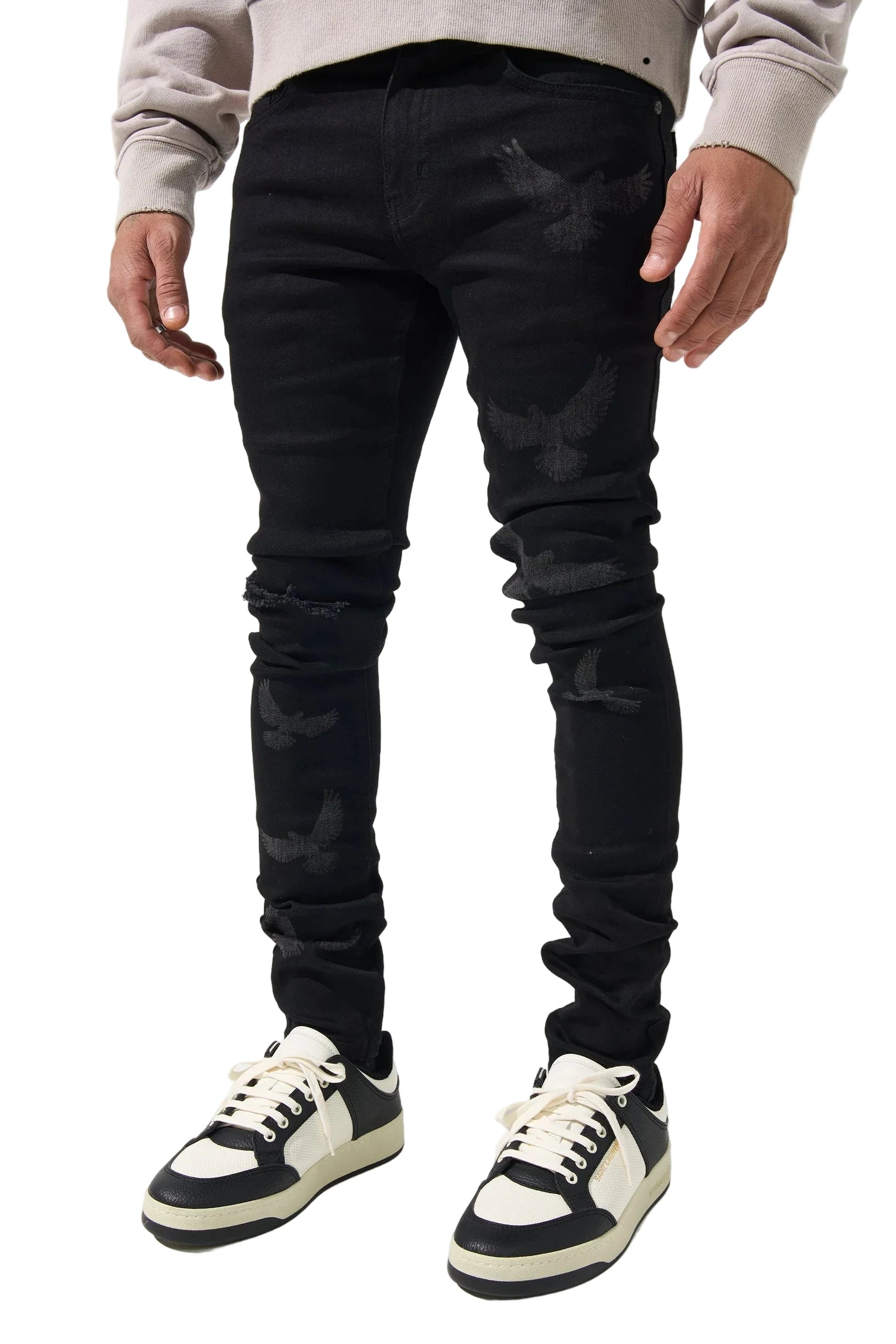 Peace Black Jeans