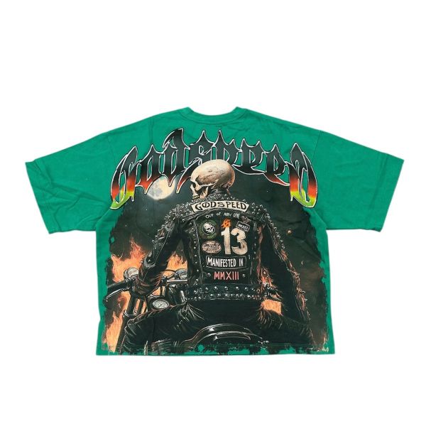 GODSPEED "Biker Nation" T-Shirt (Shamrock)