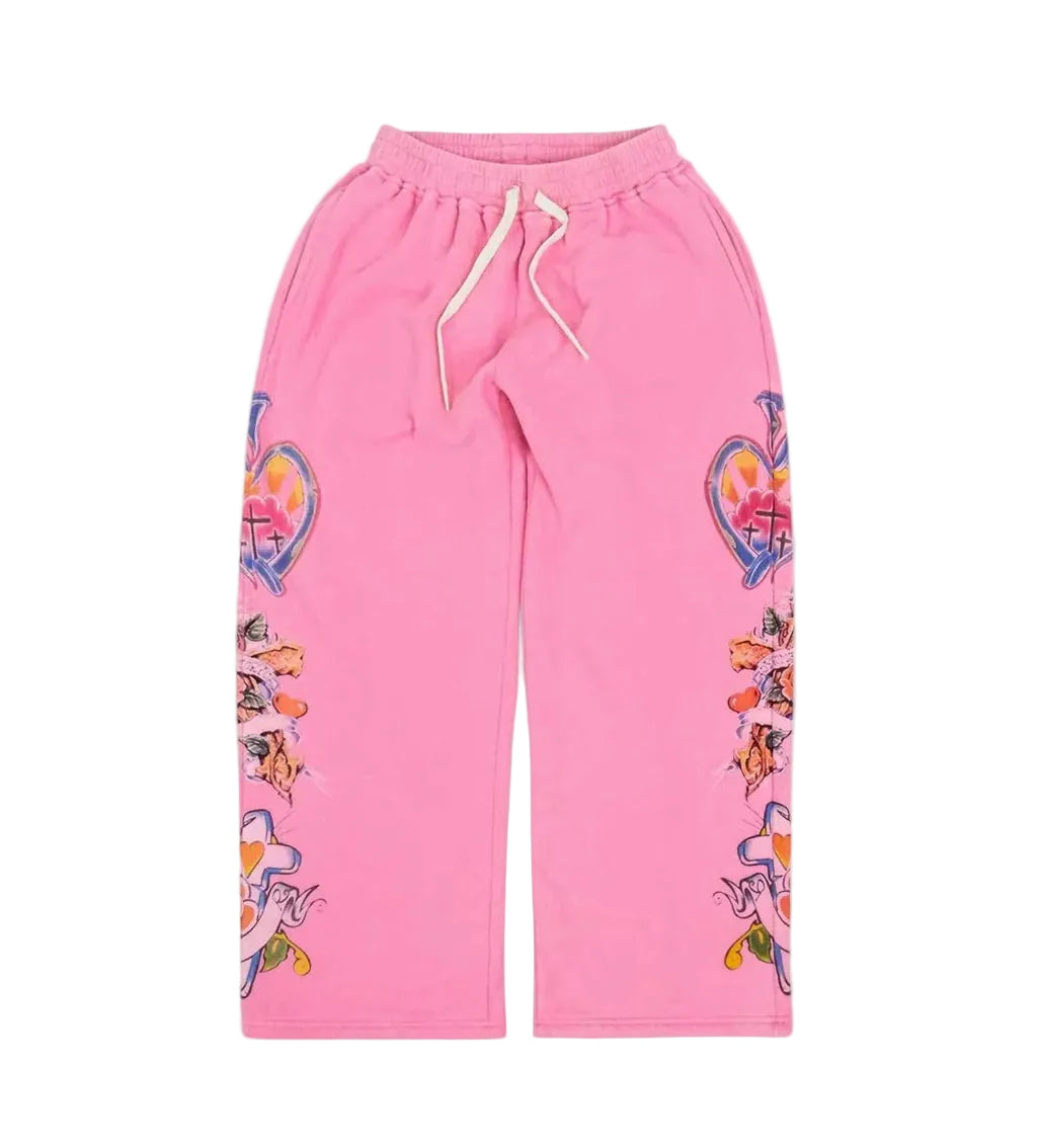 Righteous Risen King Sweatpants Pink