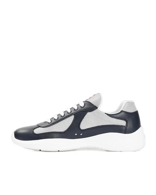 America's Cup Soft Bike Low Top Sneaker (Baltico Argento)
