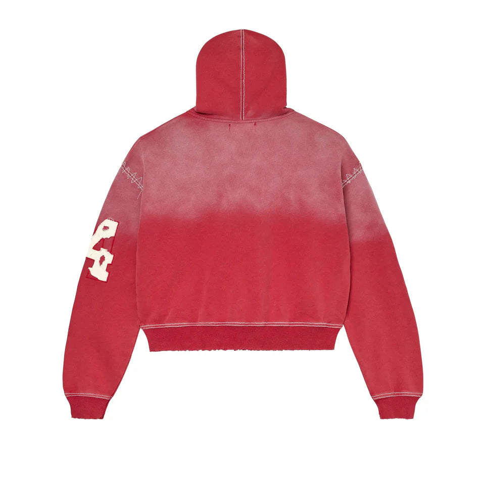 Vale Forever Religion Zip-Up Hoodie Burn Red