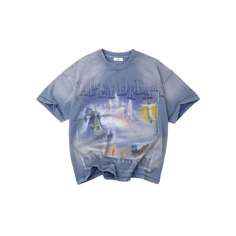 Can I See Heaven Tee - Blue