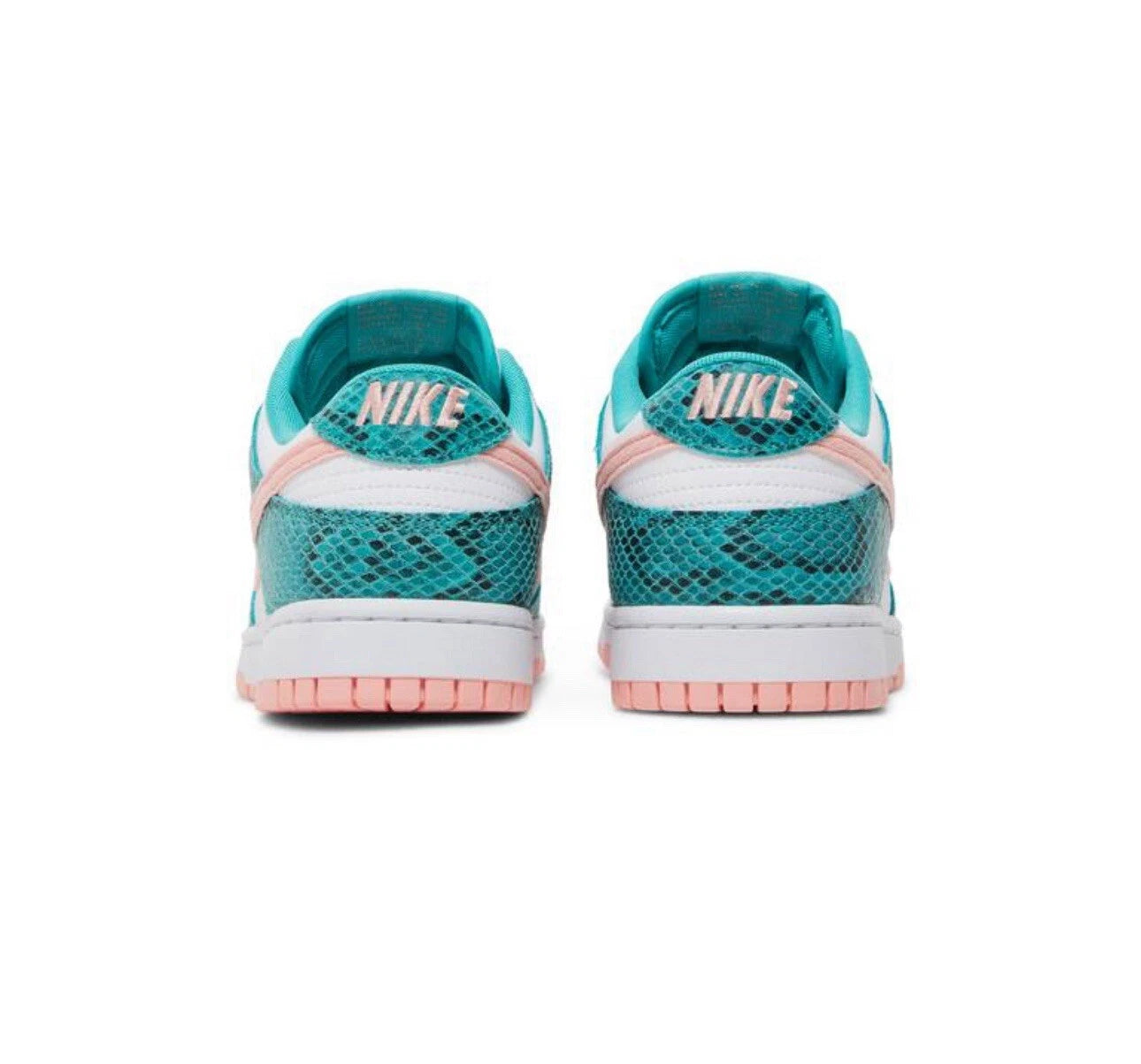 Nike Dunk Low Snakeskin Washed Teal Bleached Coral