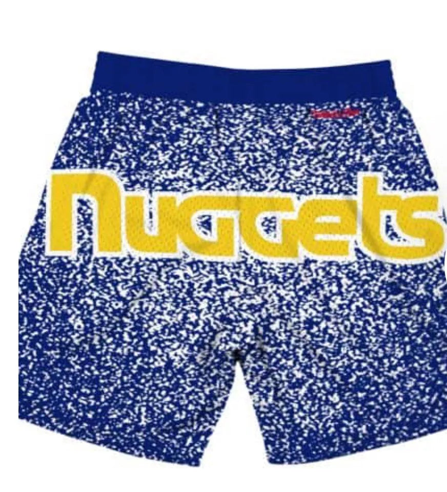 Mitchell & Ness Men’s Denver Nuggets Throwback Jumbotron Jersey Shorts