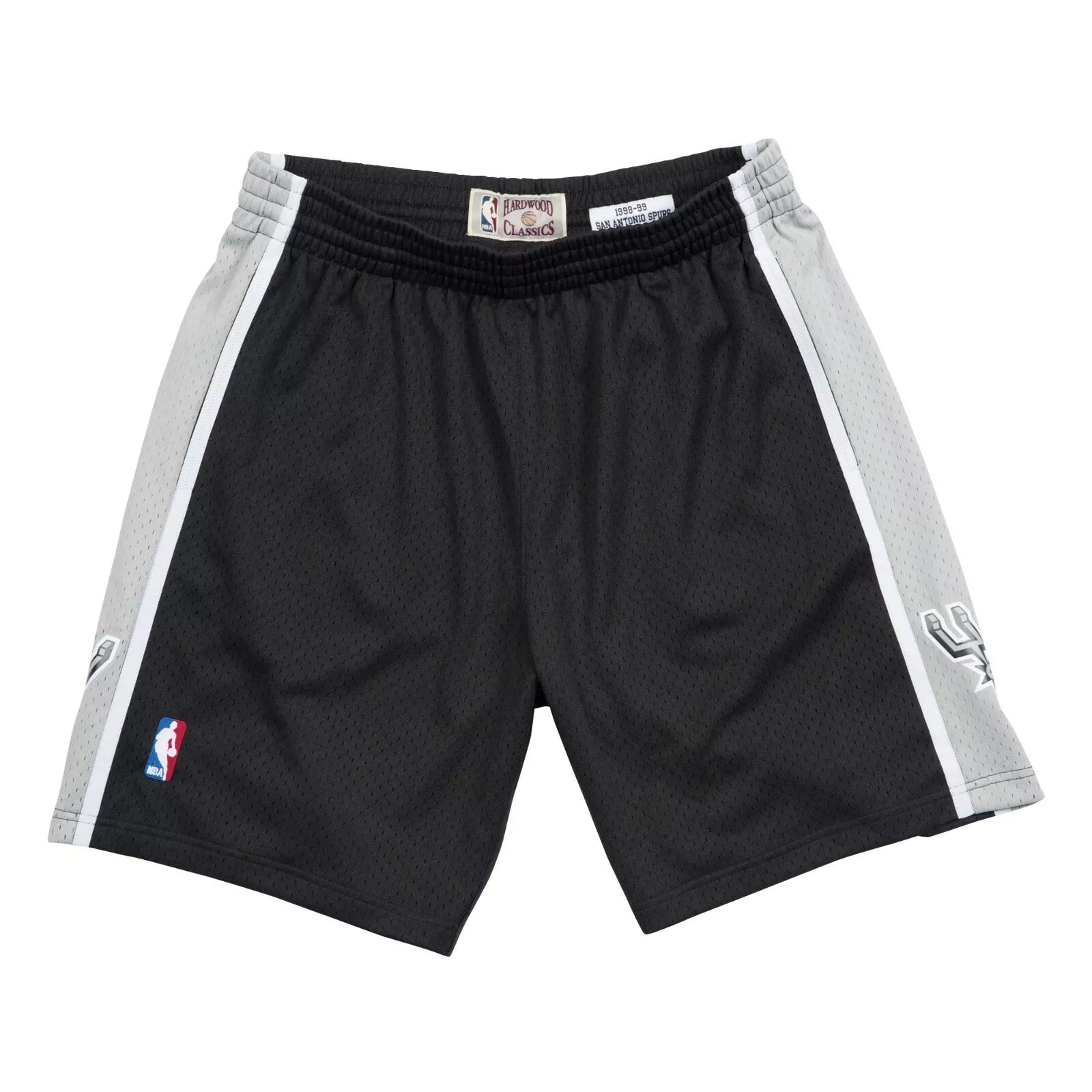 San Antonio Spurs 1998-99 NBA Mitchell & Ness Authentic Swingman Shorts - Black