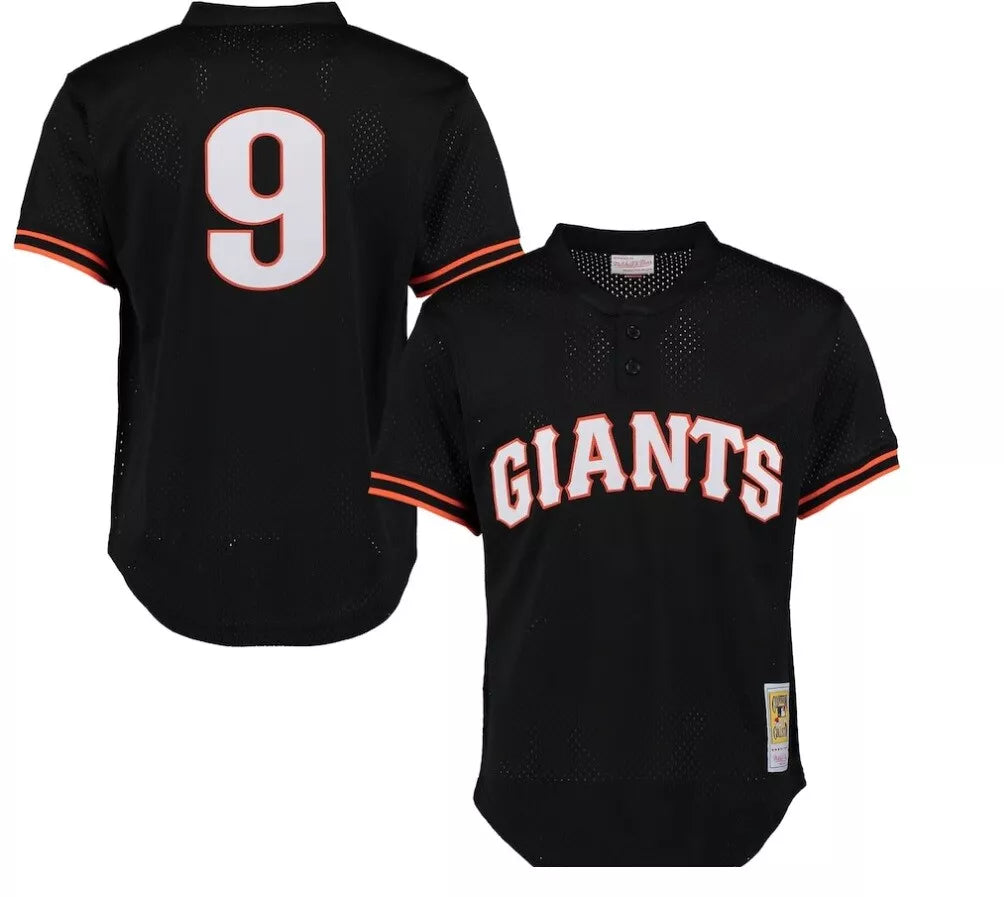 MLB Mitchell & Ness San Francisco Giants #9 Baseball Jersey New Mens
