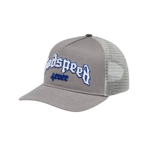 Forever Trucker Hat (Grey/Royal)