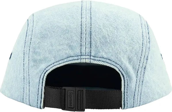 Supreme Denim Camp Cap (SS25) light washed indigo