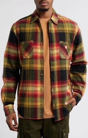 IceCream Blocky LS Woven Plaid